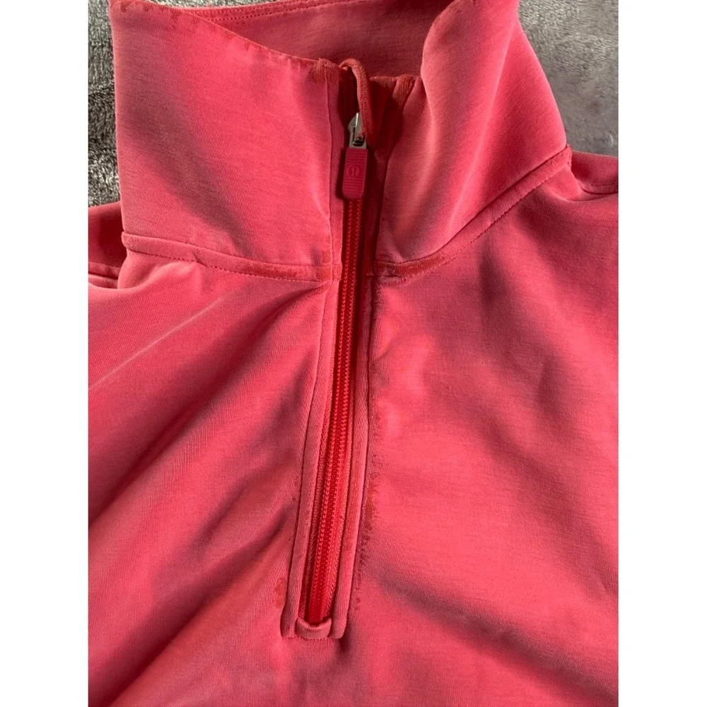 Lululemon Scuba Oversized Quarter-Zip Hoodie Women's Sweatshirt Size 4 Pink